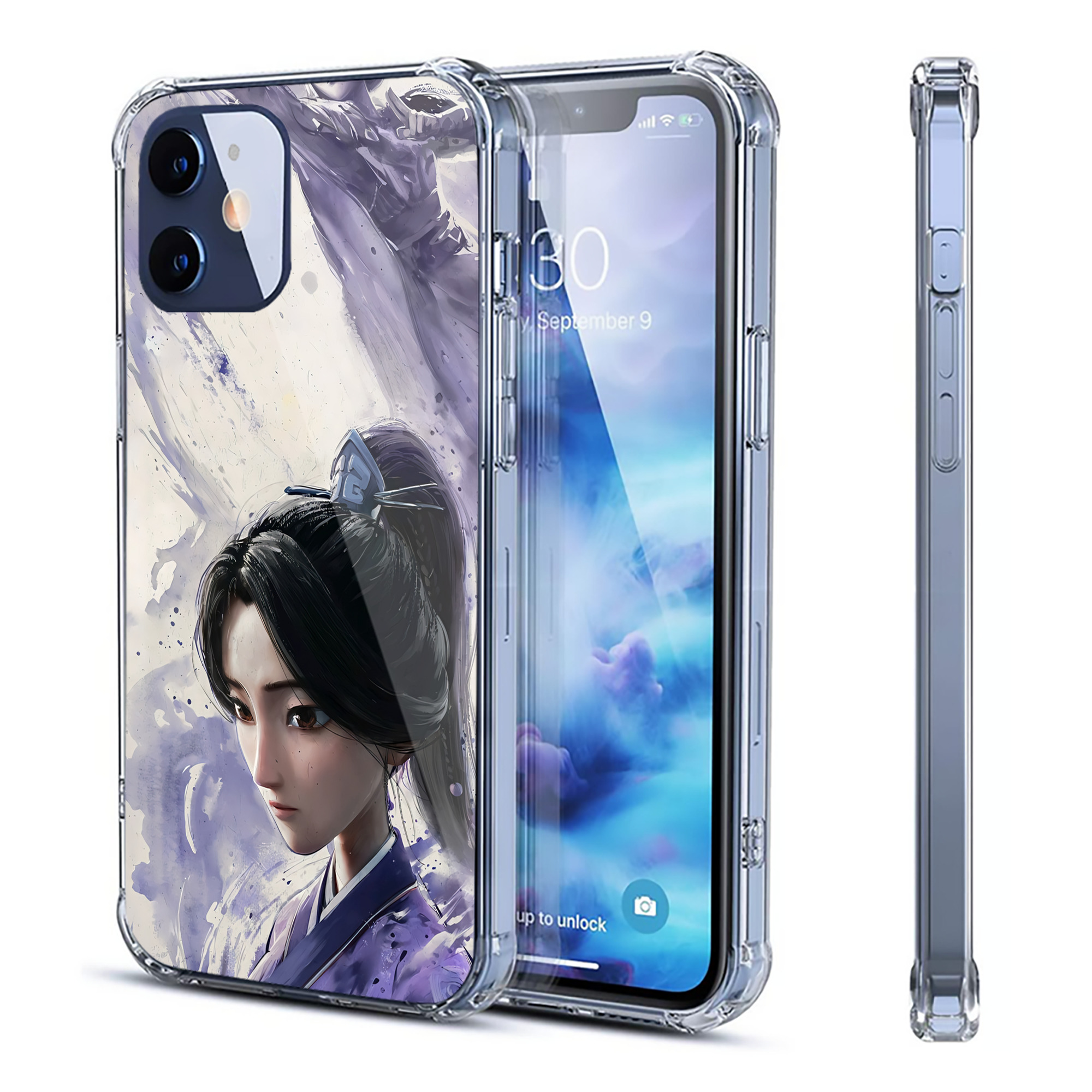 （画像用） Ne Zha 2 ナタ 魔童の大暴れ 【iPhone 12シリーズ対応】透明スマホケース（クリアソフトケース）